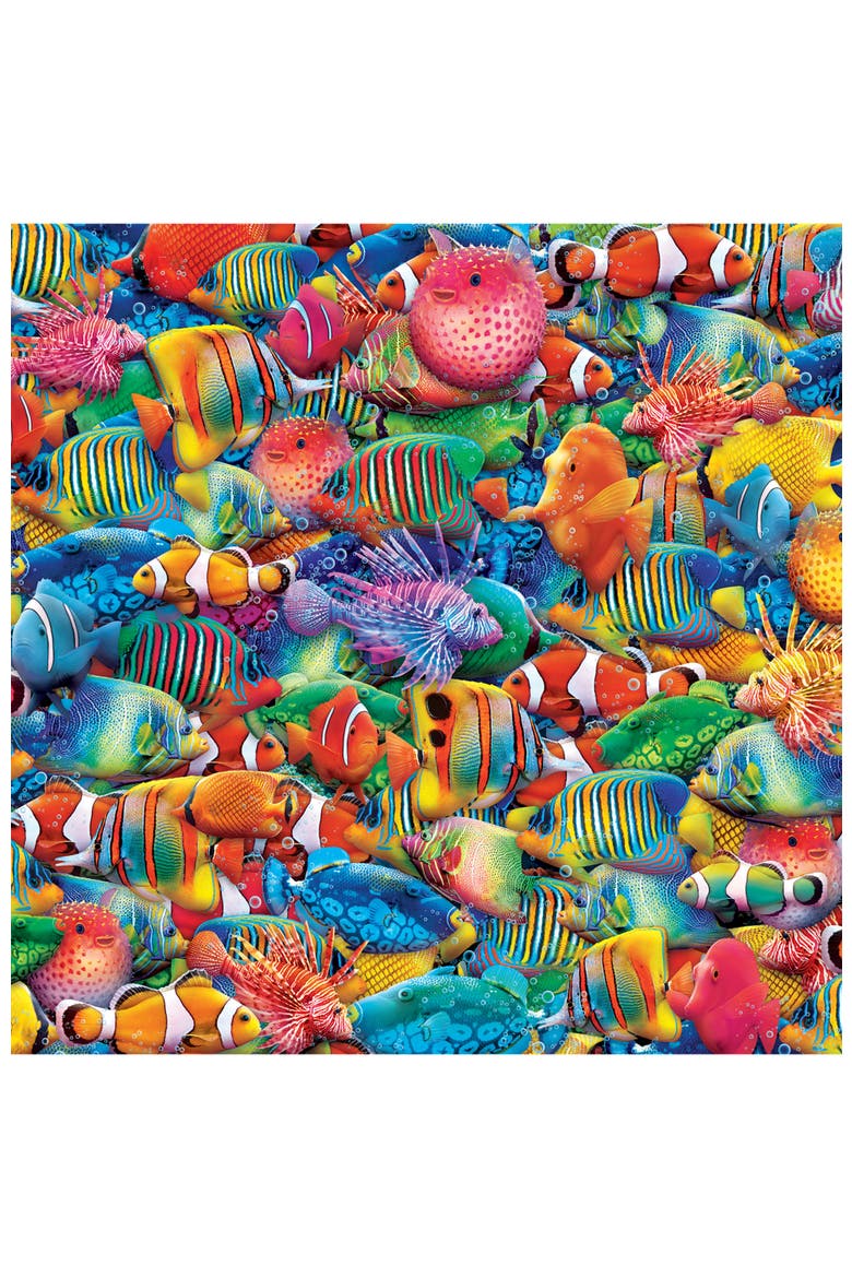 Rainbow Sea 100 Piece Jigsaw Puzzle, Alternate, color, Multicolor