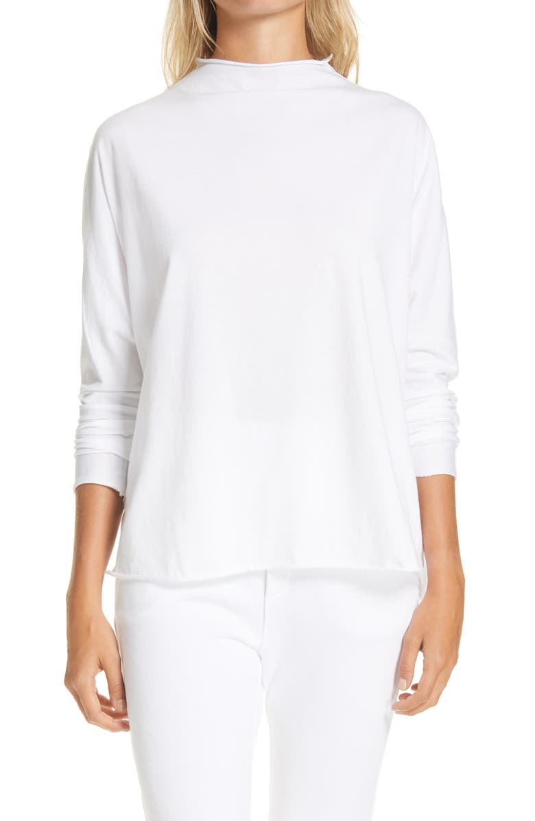 Frank & Eileen Funnel Neck T-Shirt, Main, color, 