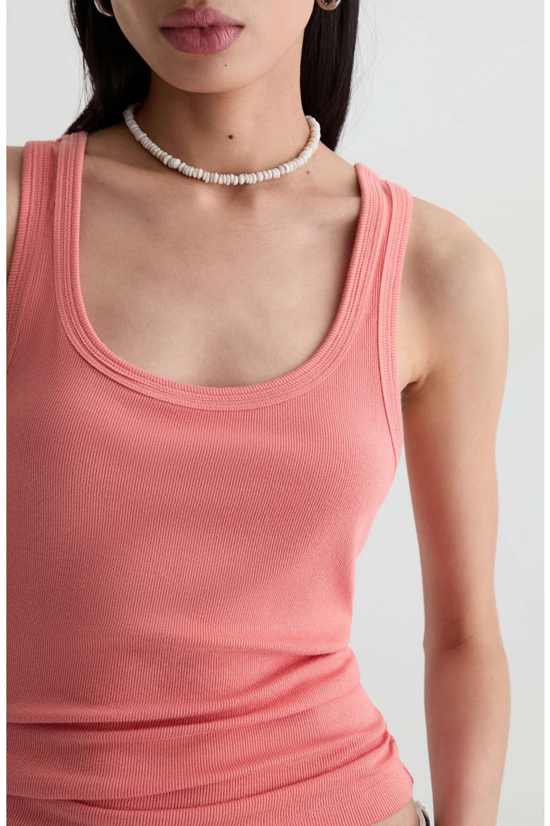 Ashley Scoop Neck Tank, Alternate, color, ORANGE SPRITZ