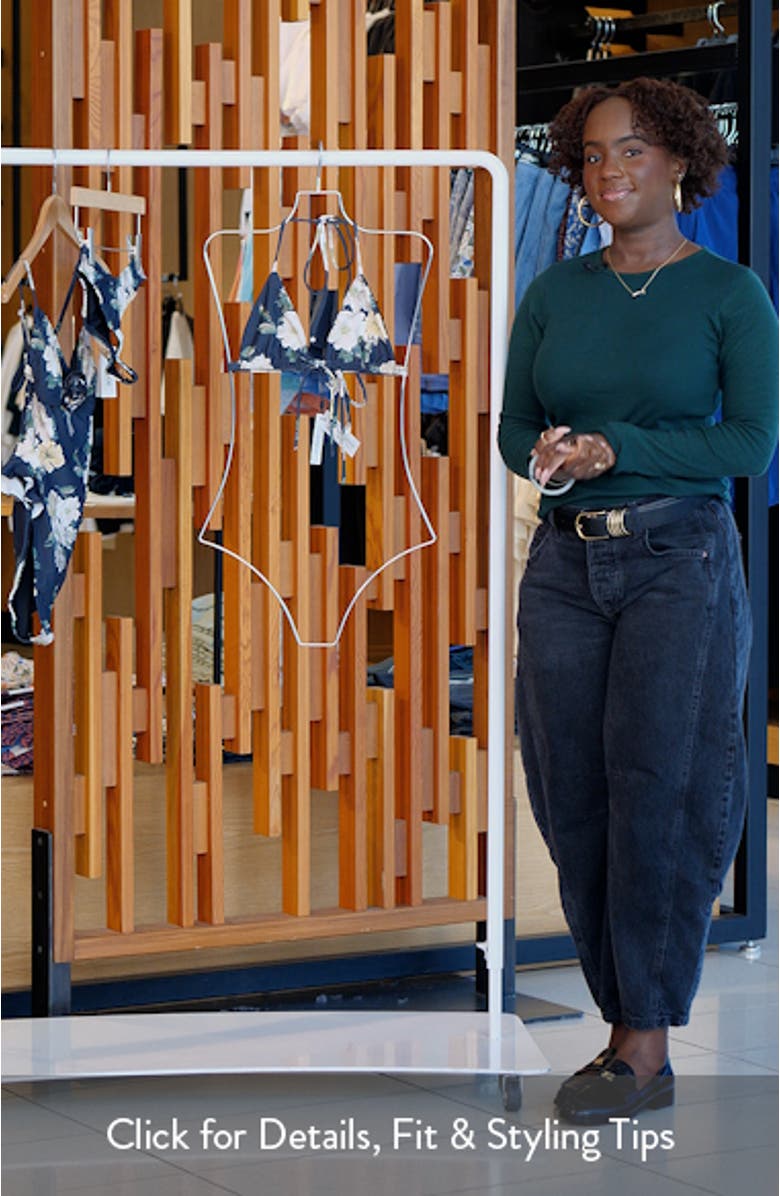 Emma Floral Bikini Top, sales video thumbnail