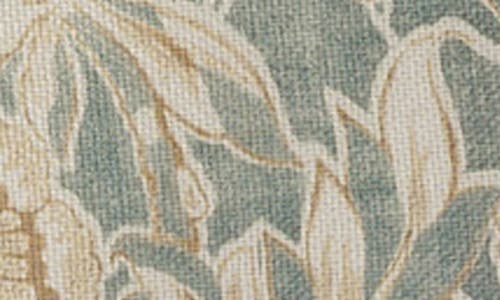 Coyuchi Balboa Organic Cotton Print Pillow Cover In Green