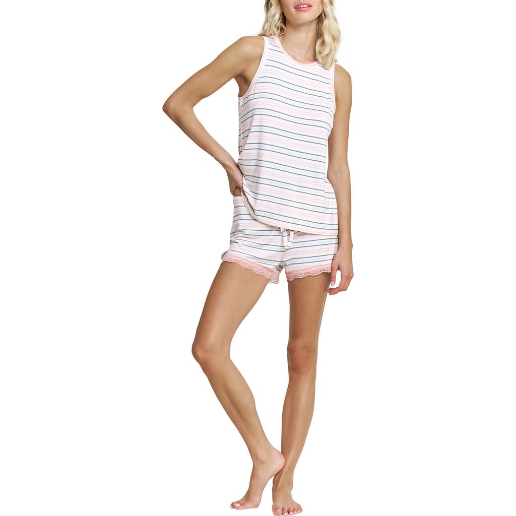 Honeydew Intimates All American Shortie Pajamas In White