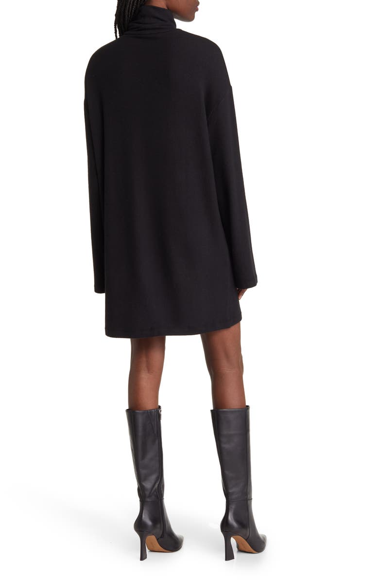 Reformation Turtleneck Long Sleeve Knit Dress, Alternate, color, 
