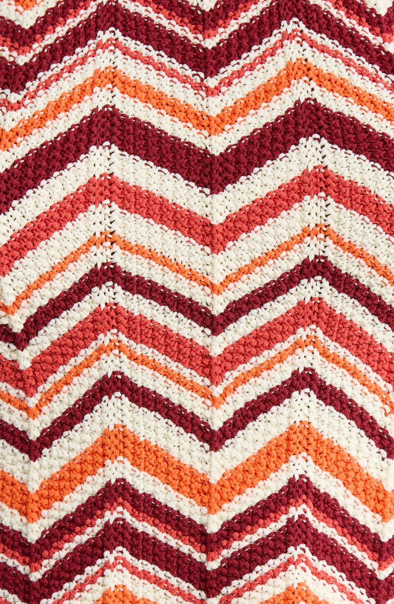 Kulani Kinis Chevron Knit Halter Crop Top, Alternate, color, Toffee Twist