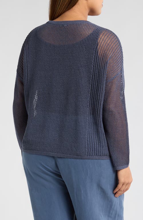EILEEN FISHER EILEEN FISHER OPEN STITCH SWEATER 