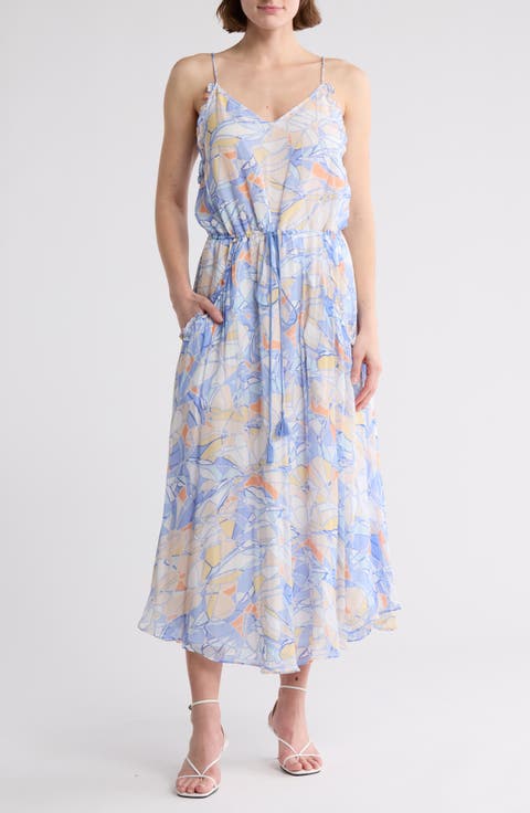 Hollie Ruffle Chiffon Maxi Dress