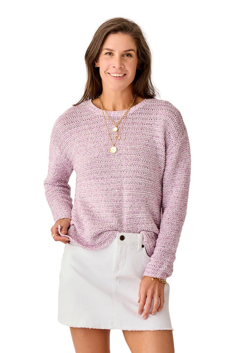 Clarissa Marled Sweater, Main, color, Light Violet