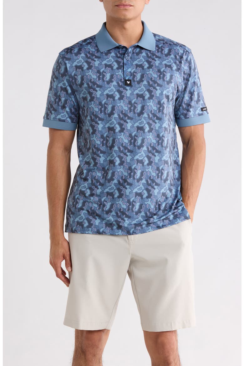 Rib Collar Polo, Main, color, TOPOGRAPHIC TRIUMPH