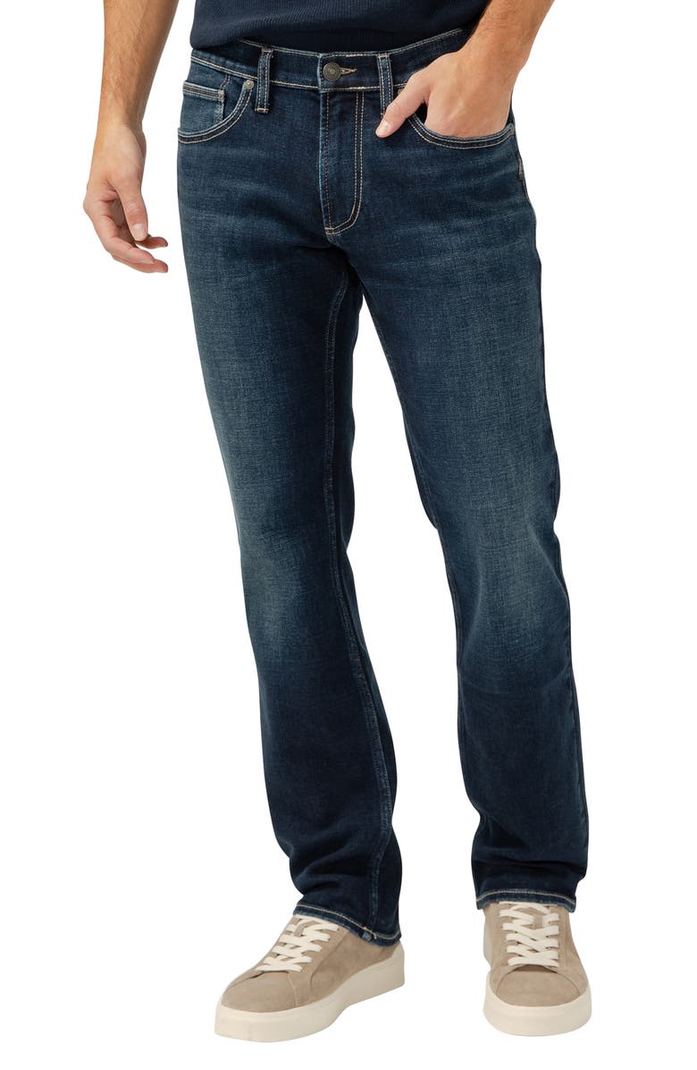 Silver Jeans Co. Allan Straight Leg Jeans, Main, color, 