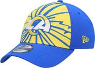 New Era Men's New Era Gold/Royal Los Angeles Rams Shattered 39THIRTY Flex Hat