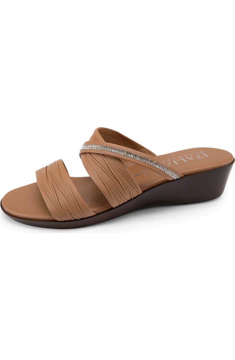 ITALIAN SHOEMAKERS Hollis Wedge Slide Sandal, Main, color, Tan