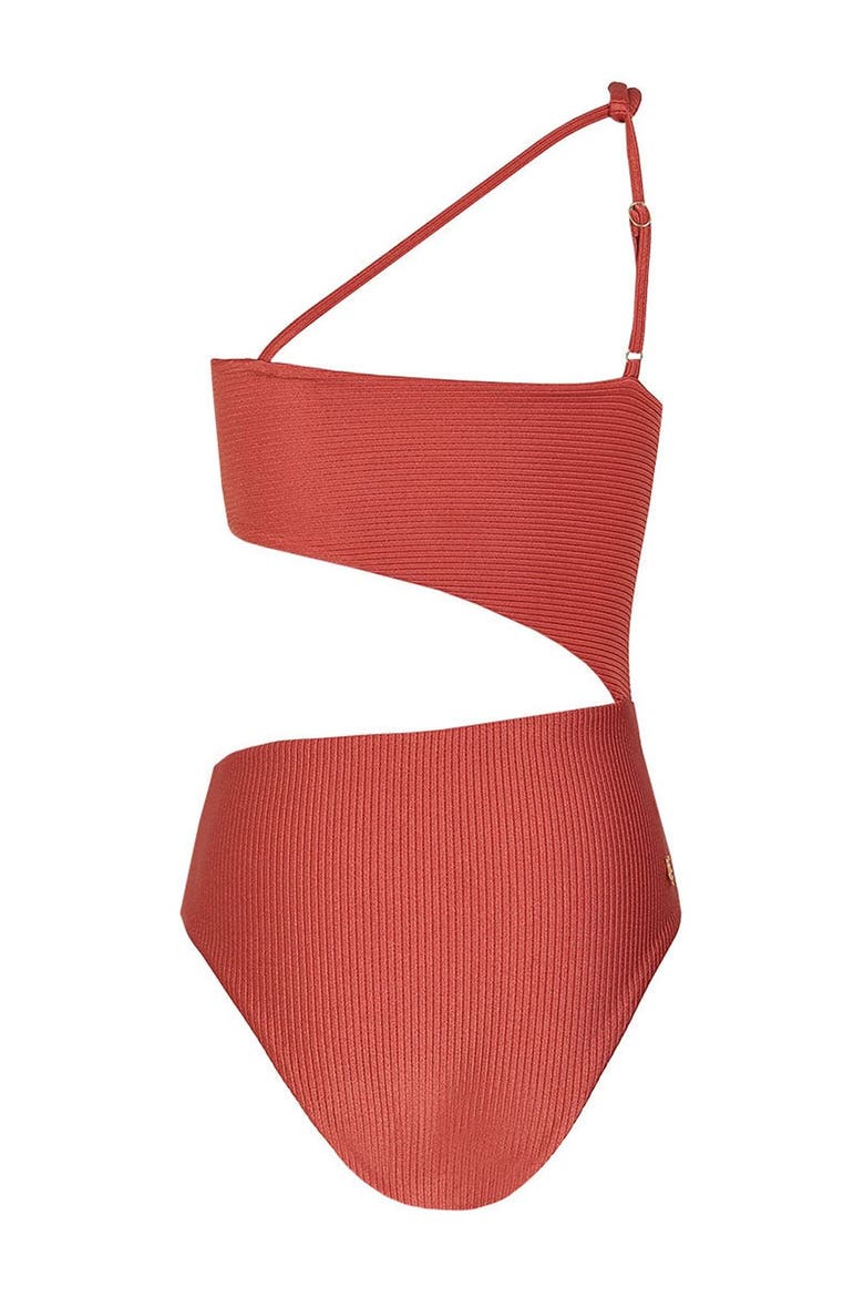 Sunset Bazaar Hannah Trikini One Piece, Alternate, color, Terracota Rusty Copper
