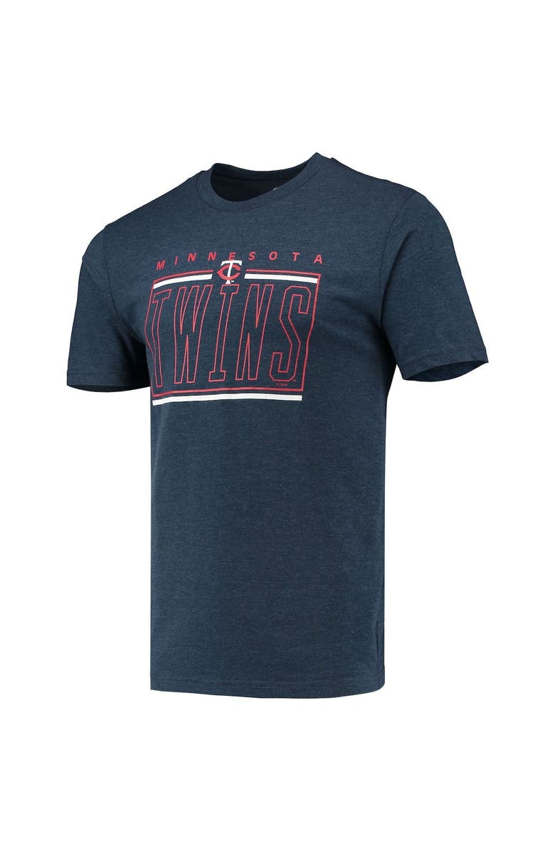 CONCEPTS SPORT Men's Concepts Sport Red/Navy Minnesota Twins Meter T-Shirt and Shorts Sleep Set, Alternate, color, Red