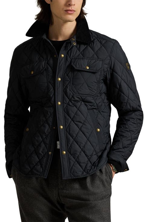 The Beaton Quilted Water-Repellent Shirt Jacket