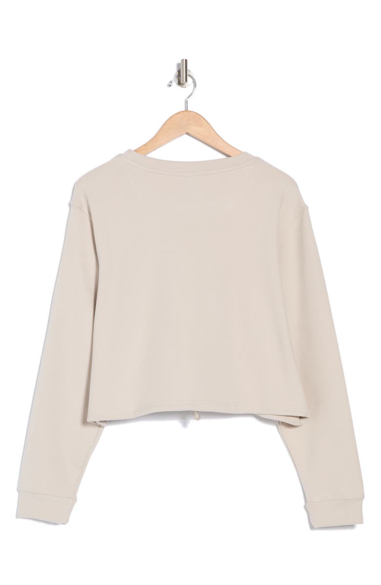 YOGALICIOUS Payton Ultra Mélange Crop Sweatshirt, Alternate, color,
