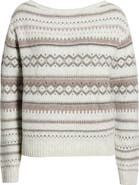 Lucky Brand Fair Isle Crewneck Sweater