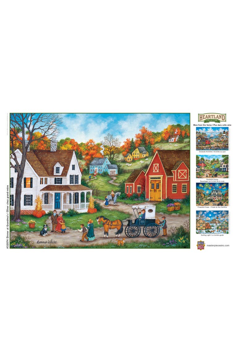 Dinner at Grandmas 550 Piece Puzzle, Alternate, color, Multicolor