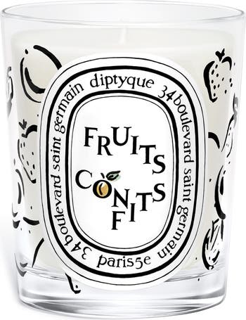売れ筋がひクリスマスプレゼント！ Confits Fruits Diptyque (Candied Candle Classic Fruit) キャンドル