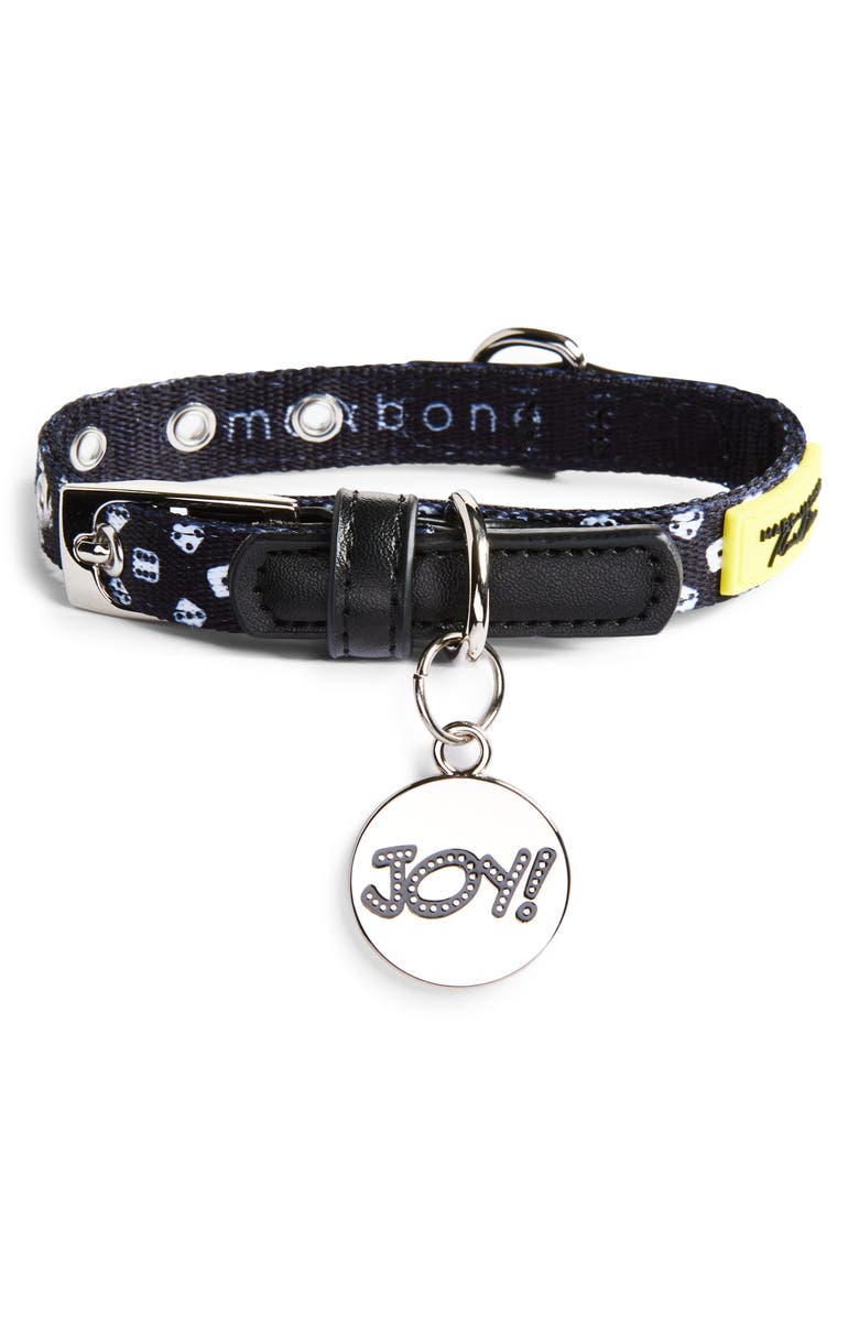 maxbone x Marc Jacobs Nylon Webbing Dog Collar, Main, color, Black