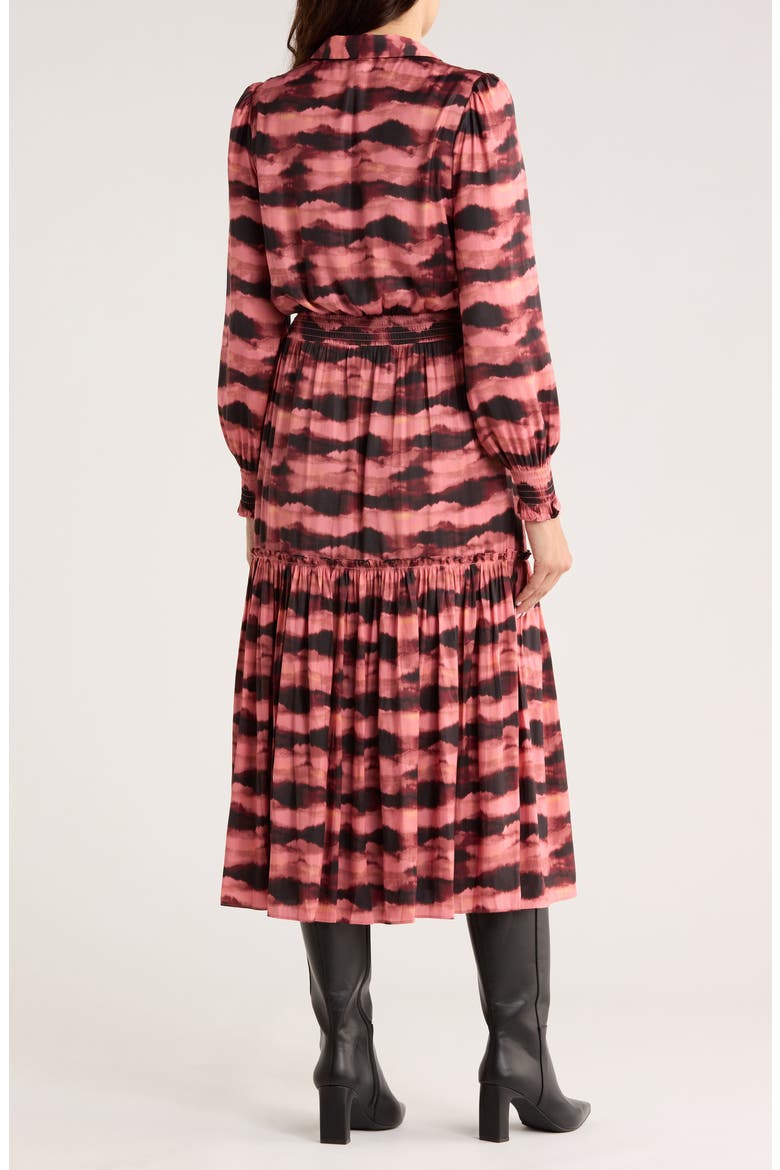 Vivianna Long Sleeve Dress, Alternate, color, WATERCOLOR SKY