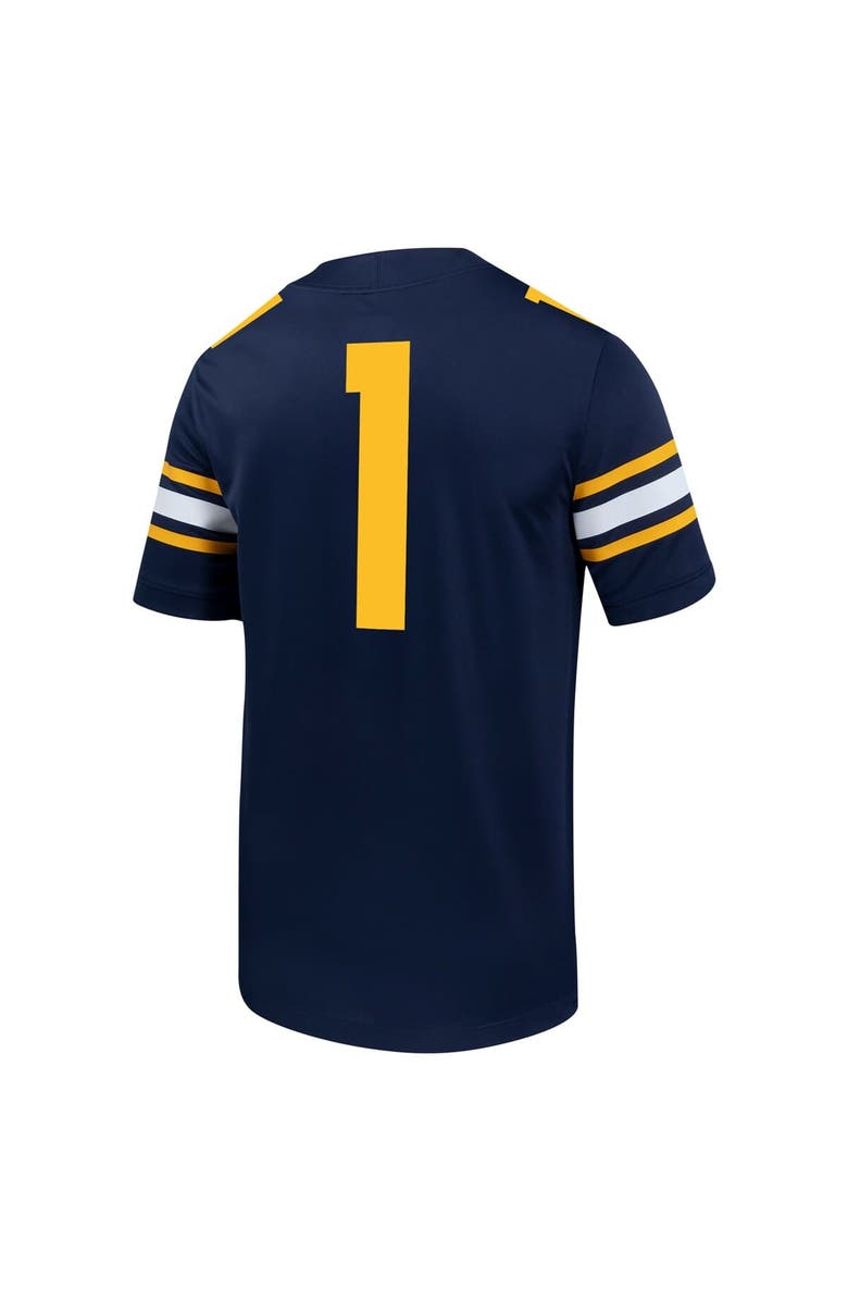Nike Men's Nike #1 Navy Cal Bears Untouchable Football Jersey, Alternate, color, Navy