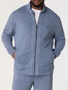 Nautica Big & Tall Double-Knit Track Jacket