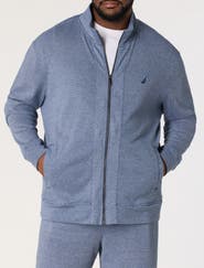 Nautica Big & Tall Double-Knit Track Jacket
