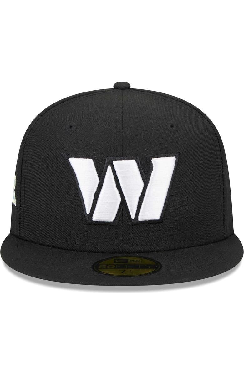New Era Men's New Era Black Washington Commanders Multi 59FIFTY Fitted Hat, Alternate, color, 