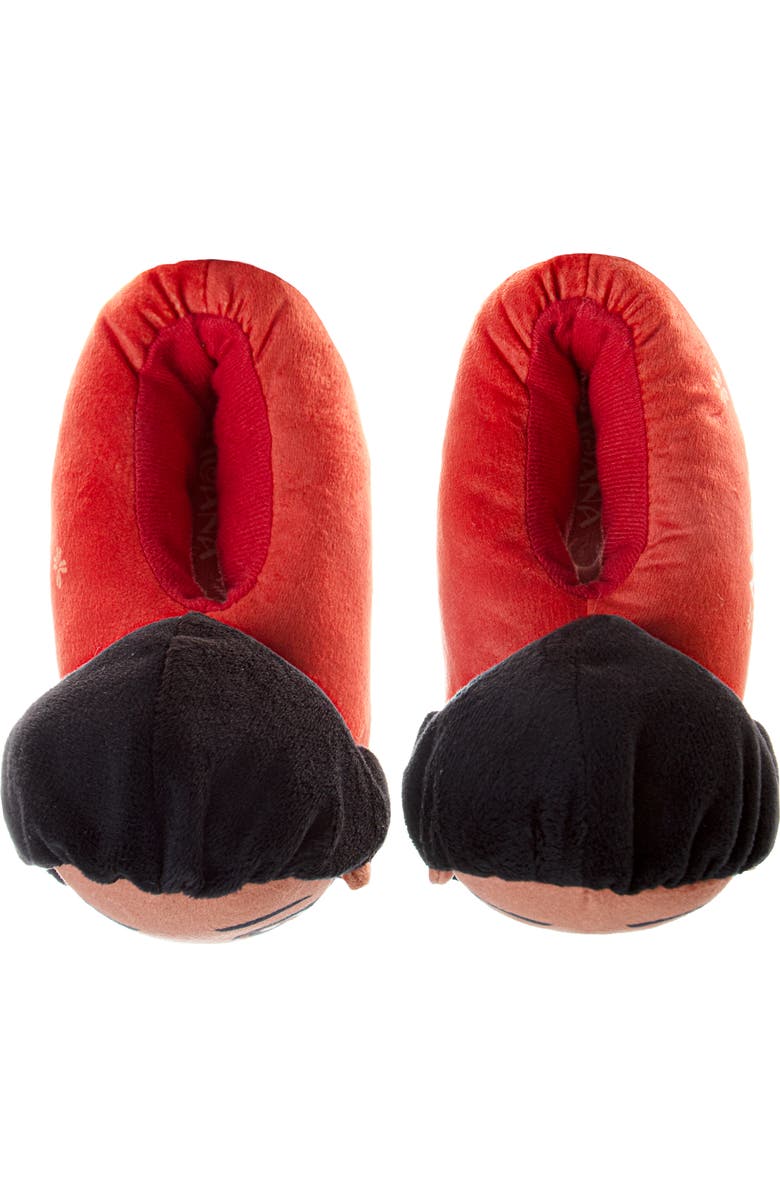 Disney Moana Slippers Girls, Alternate, color, Orange Brown