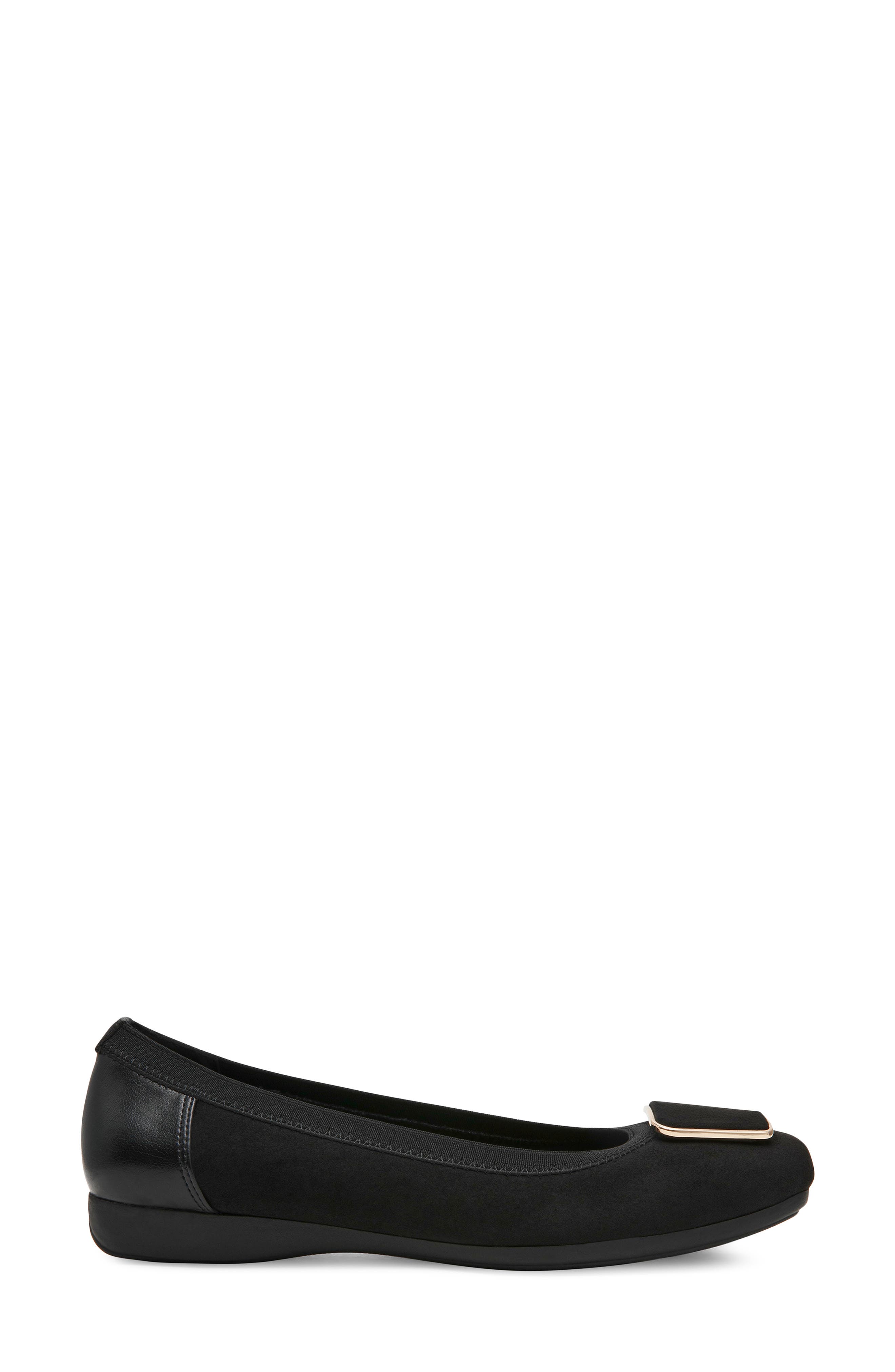 Uliana Flat, Alternate, color, BLACK MICRO SUEDE