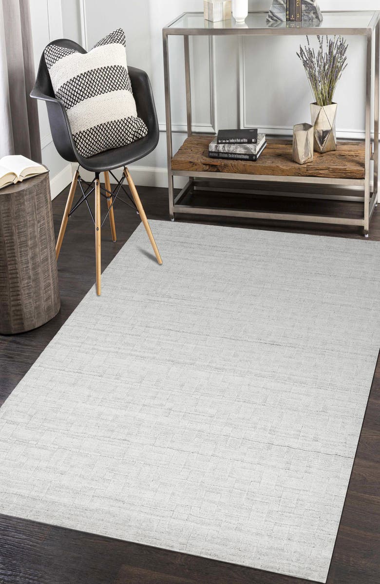 Solo Rugs Peyton Handmade Wool Blend Area Rug, Alternate, color, Alabaster