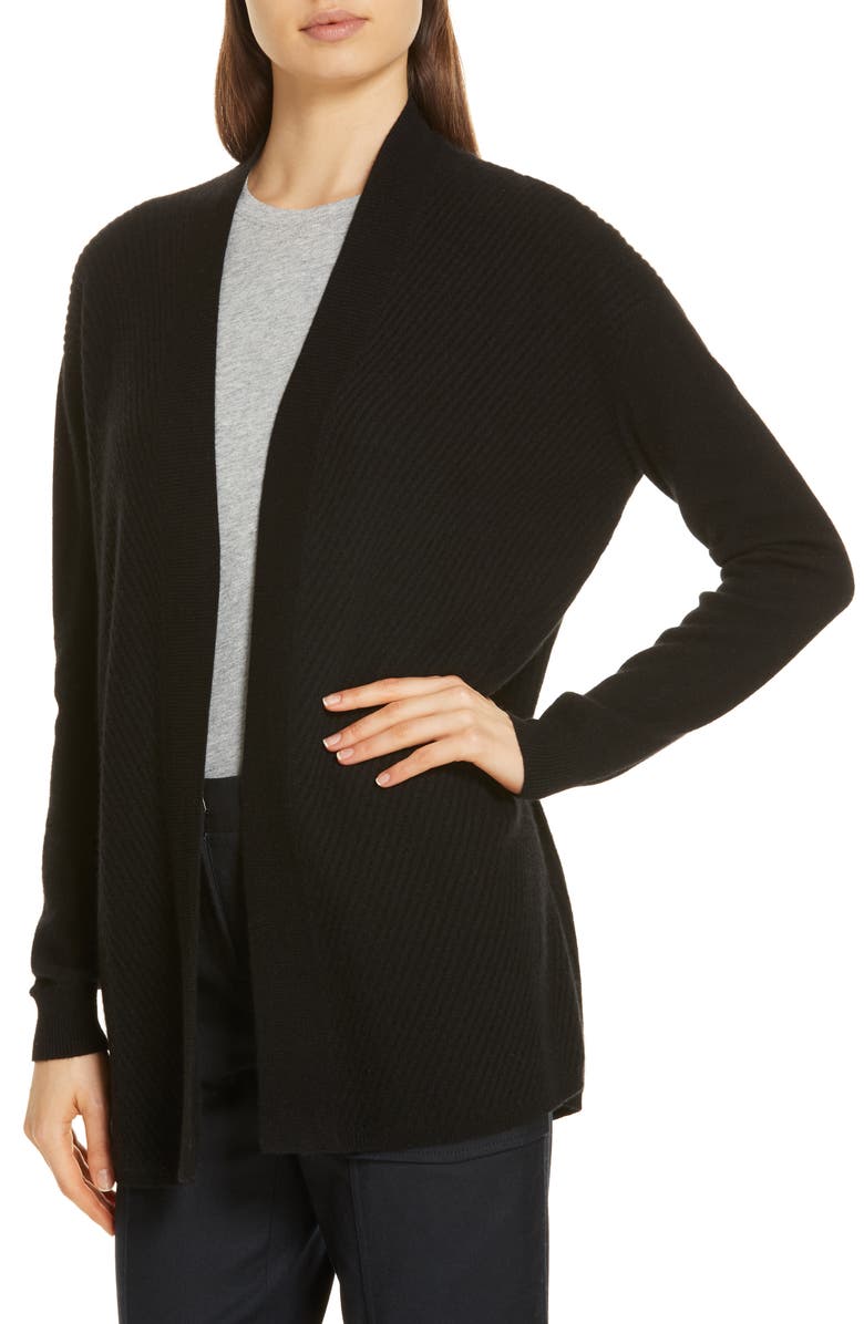 Nordstrom Signature Chevron Cashmere Cardigan, Alternate, color, 