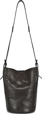 OLD TREND Juniper Genuine Leather Woven Barrel Crossbody Bag