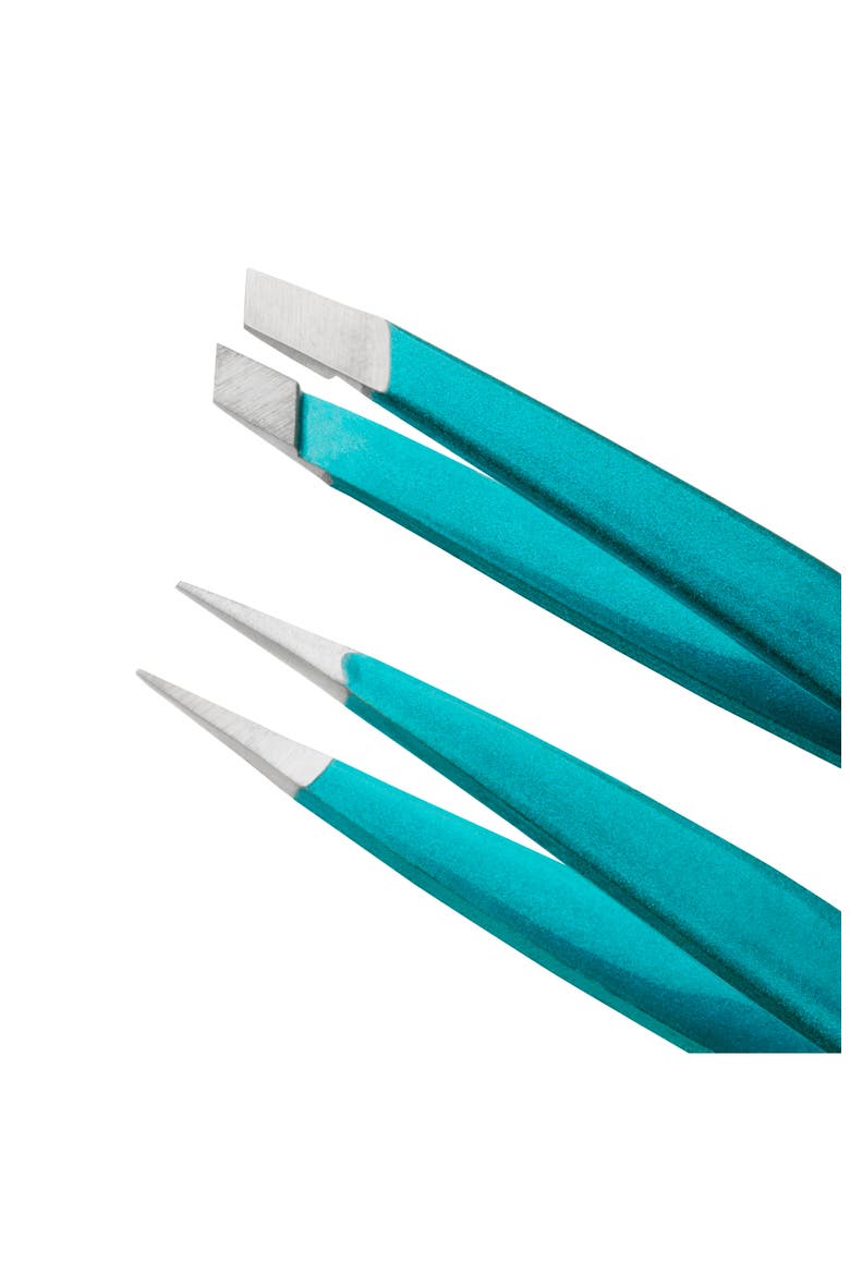 Micro Mini Tweezer Set $25 Value, Alternate, color, MAJESTIC TURQUOISE