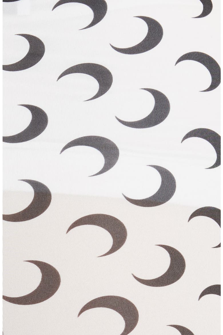 Trompe L'Oeil Leggings, Alternate, color, ALL OVER MOON/ WHITE