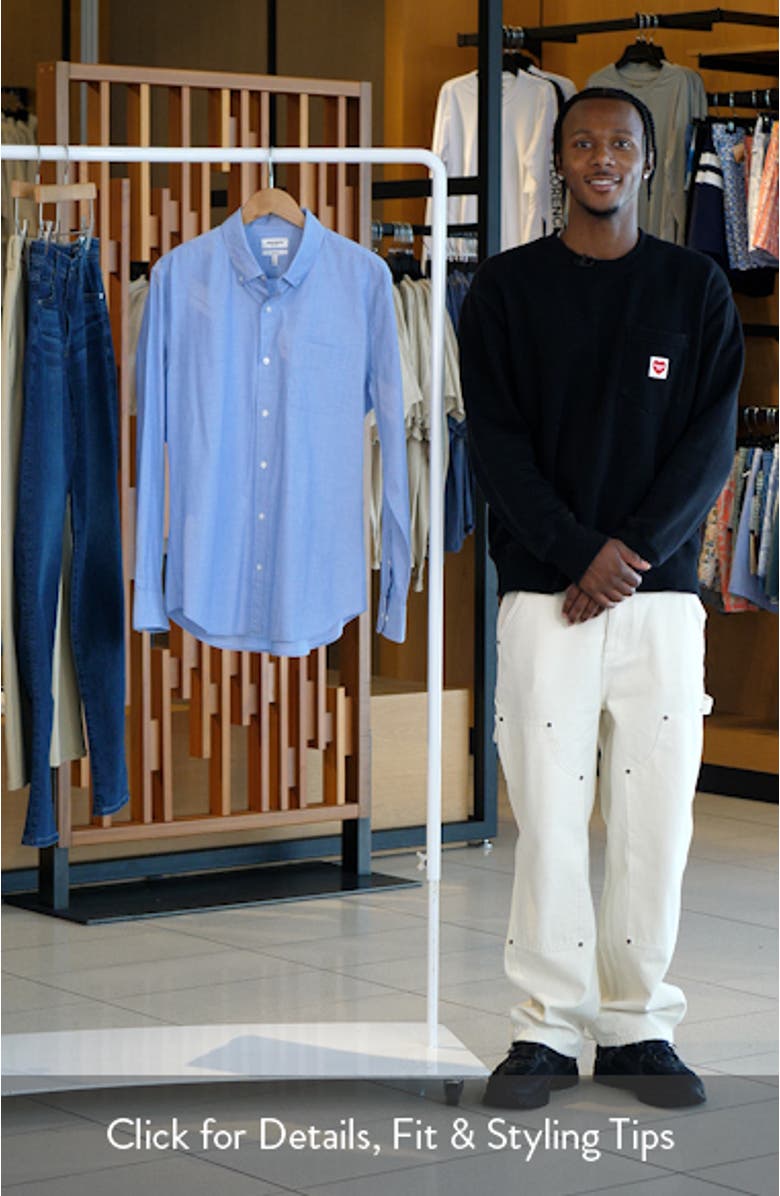 Everyday Slim Fit Stretch Cotton Button-Down Shirt, sales video thumbnail