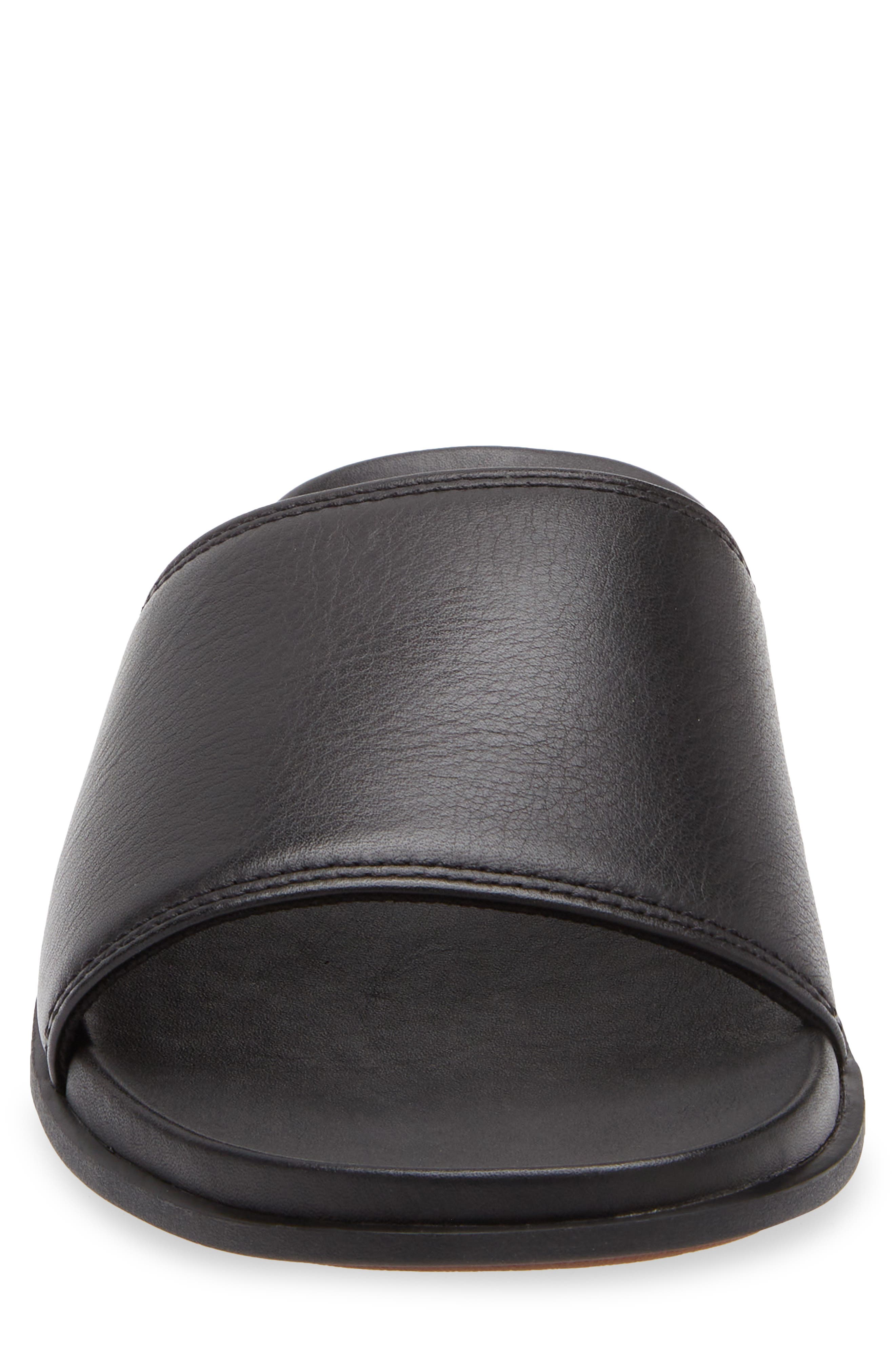 OluKai Olali Slide Sandal, Alternate, color, Black / Black