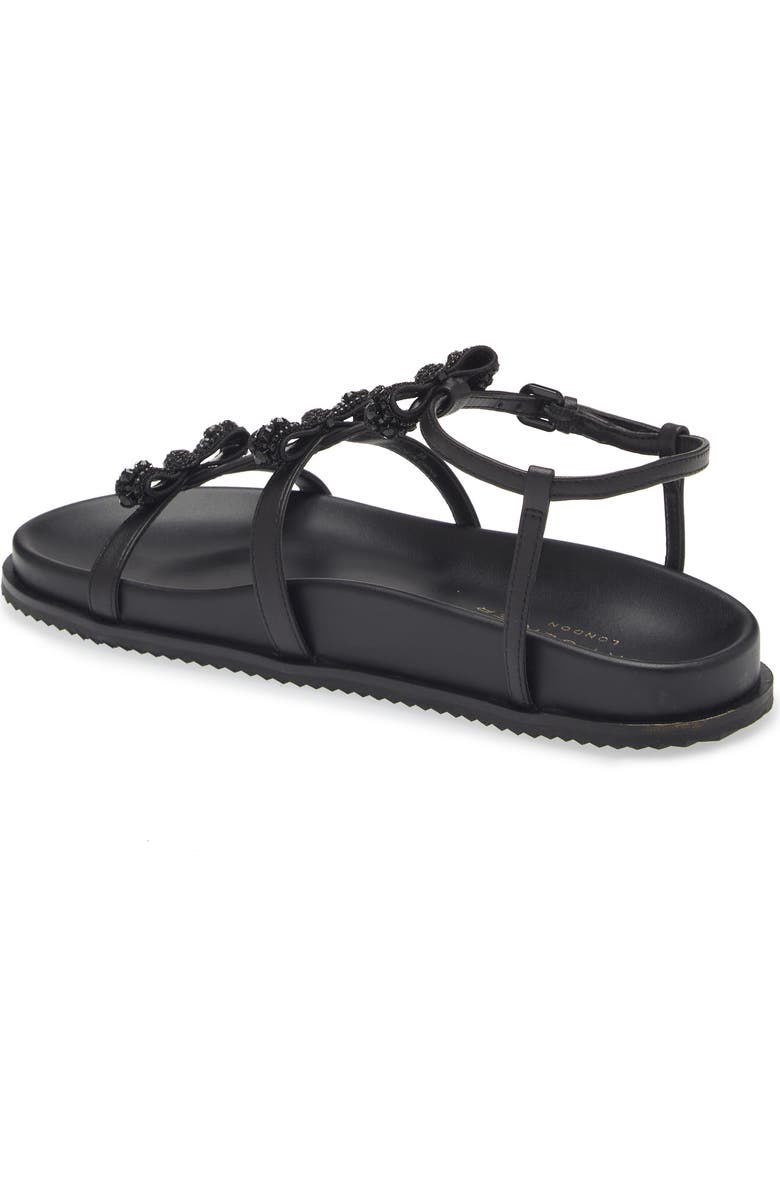 Kurt Geiger London Pierra Micro Bow Gladiator Sandal, Alternate, color, Black