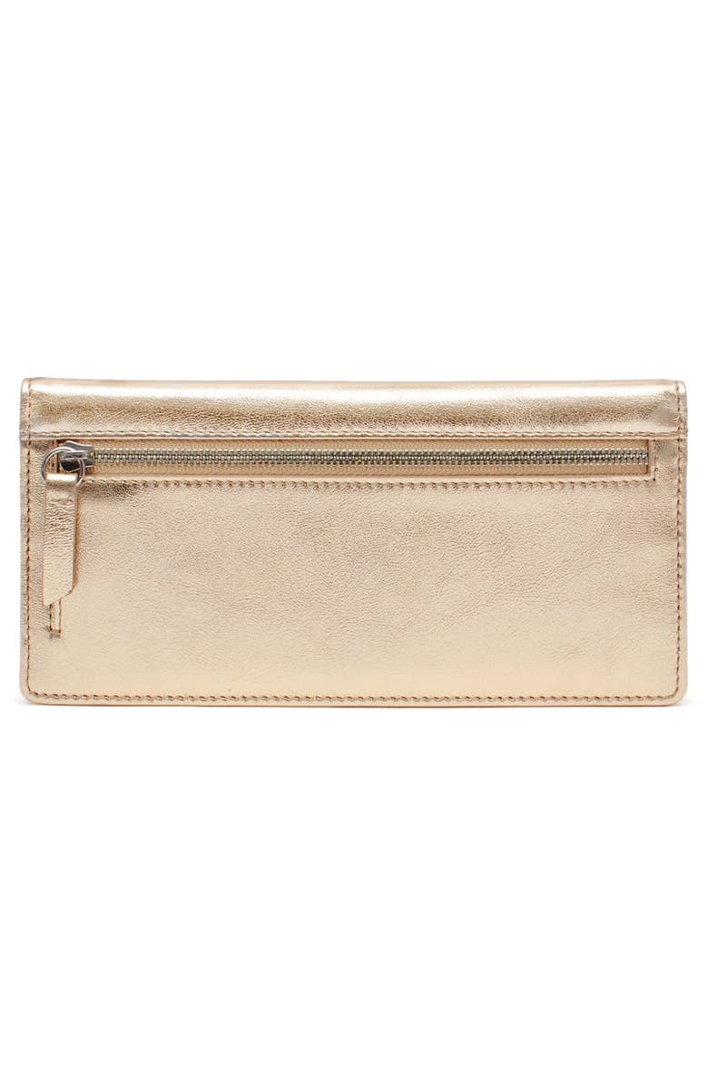 Thacker Anna Bifold Leather Wallet, Alternate, color, Light Gold