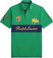 Polo Ralph Lauren Classic Fit Crest Cotton Graphic Polo