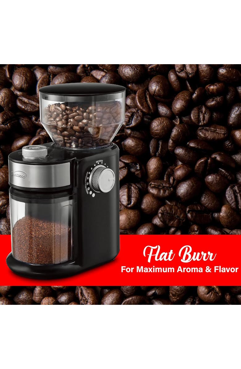 Brentwood 8Oz Automatic Coffee Bean Grinder Mill, Alternate, color, Black