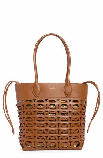 Medium Gancio Leather Tote