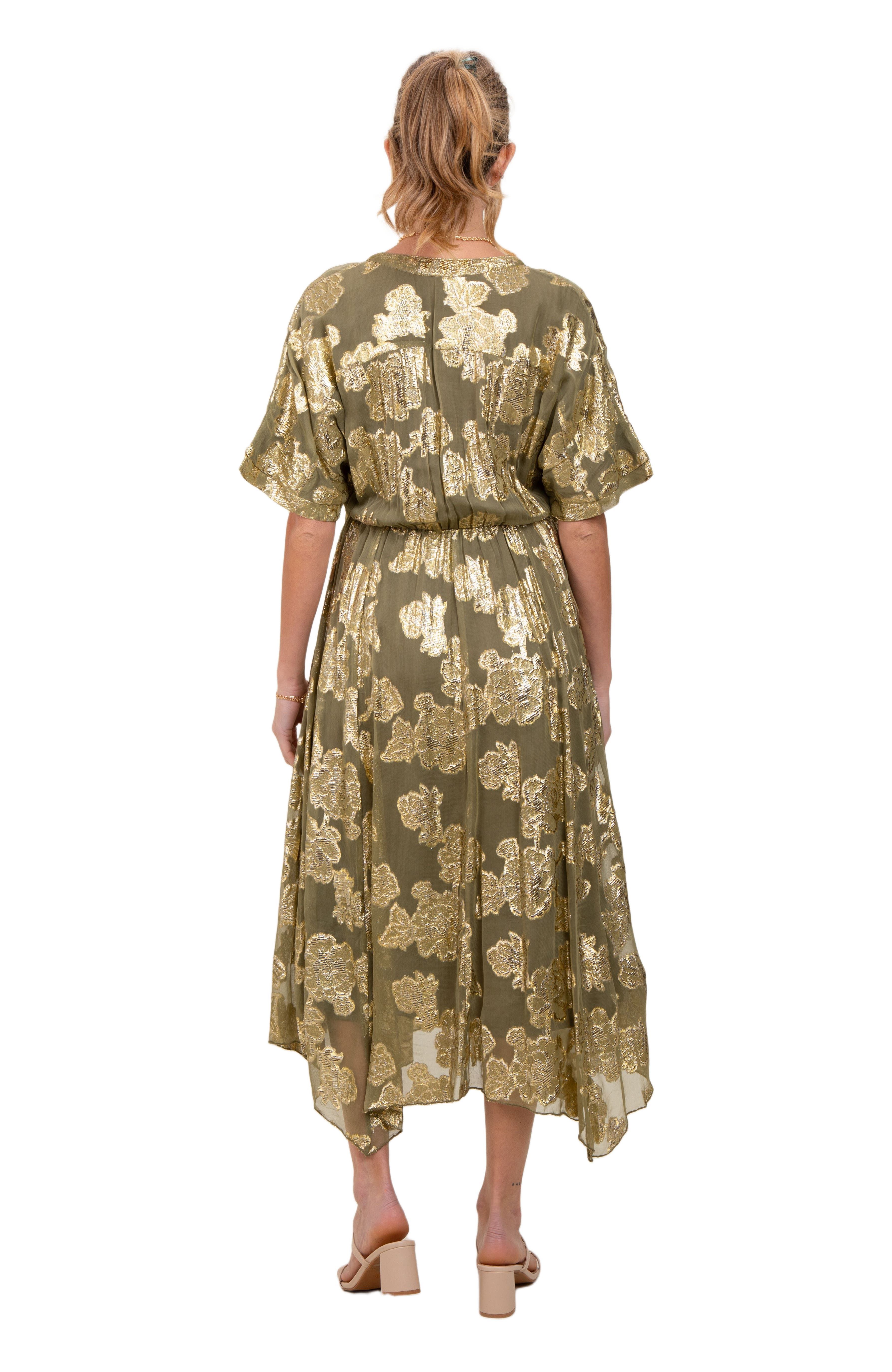 PinkBlush Floral Jacquard Overlay Maxi Dress (Women) | Nordstrom