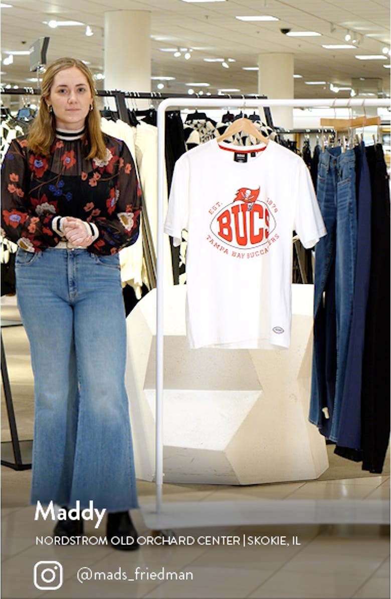 x NFL Stretch Cotton Graphic T-Shirt, sales video thumbnail