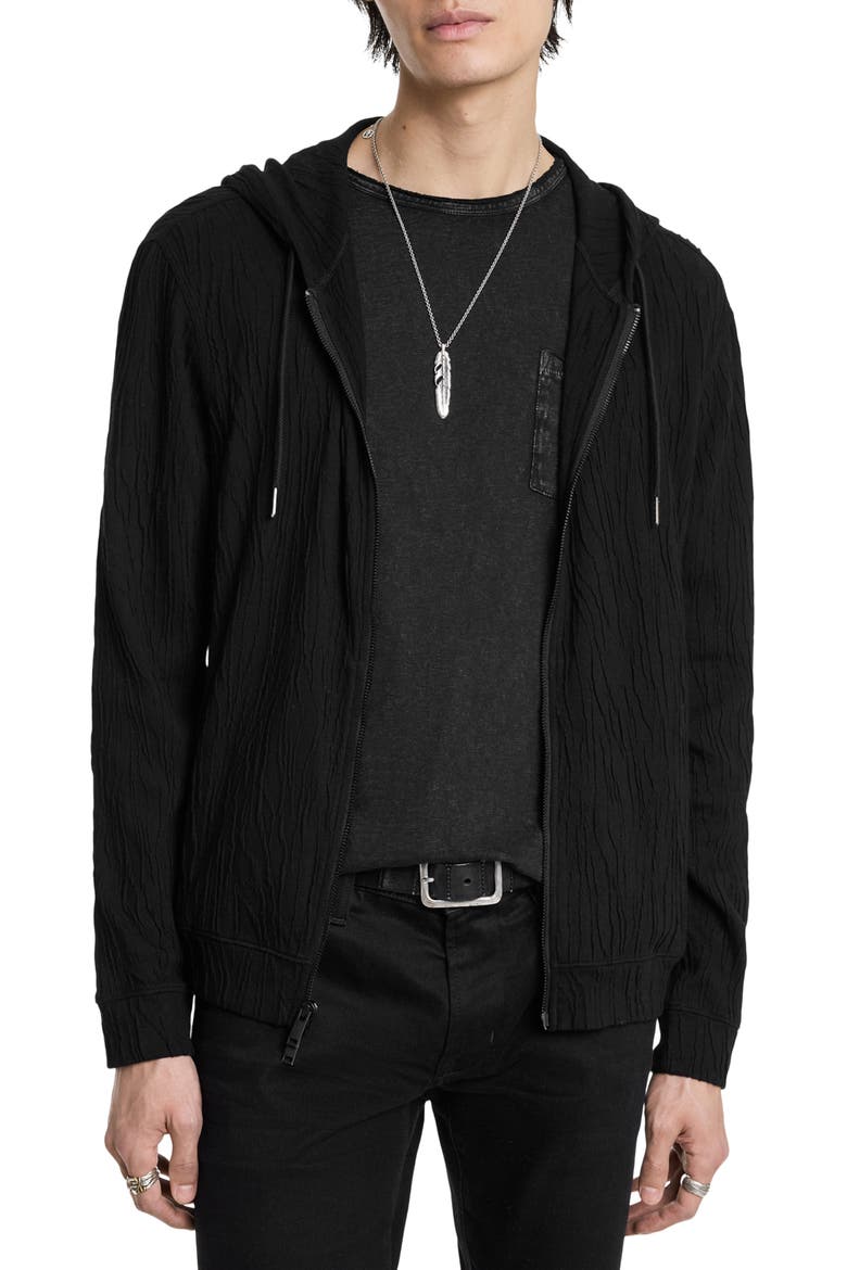 Ihsan Full Zip Hoodie, Main, color, BLACK