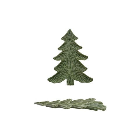 Debossed Dolomite Tree Platter