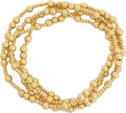 Panacea Set of 4 Beaded Stretch Bracelets