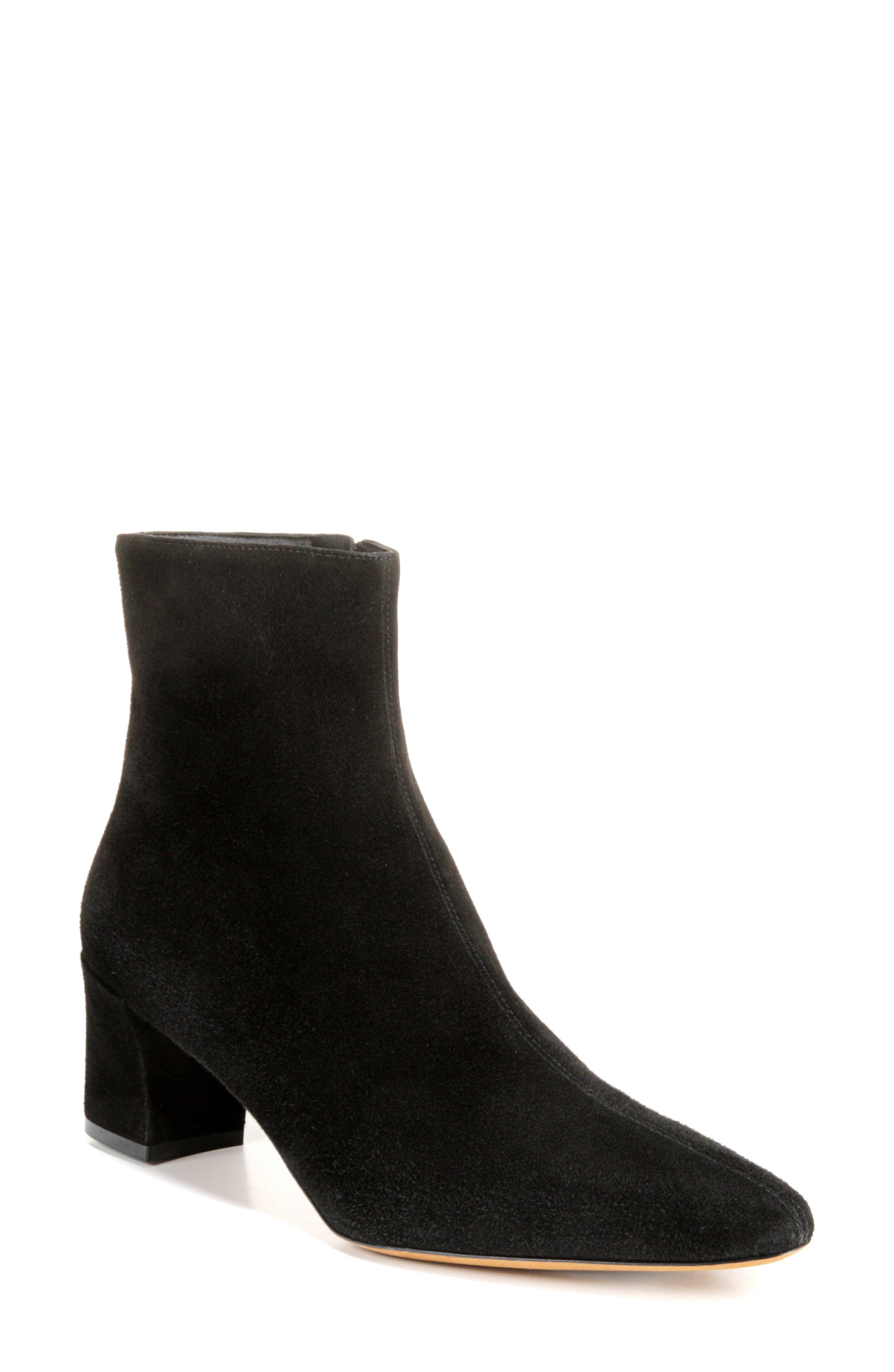 Lanica Bootie, Main, color, BLACK SUEDE