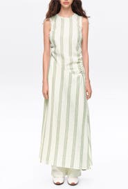 Bimba y Lola Sleeveless Fitted Midi Dress