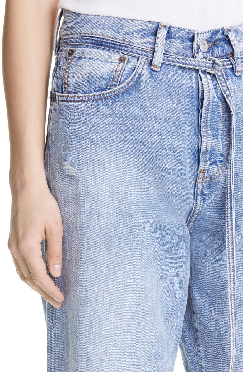 Acne Studios 1991 Toj Rigid Wide Leg Jeans, Alternate, color,